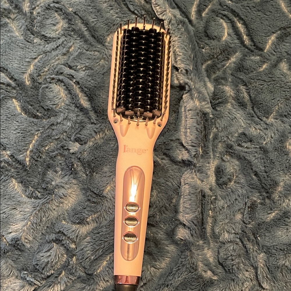 Lange Pink Hair Straightening  Brush